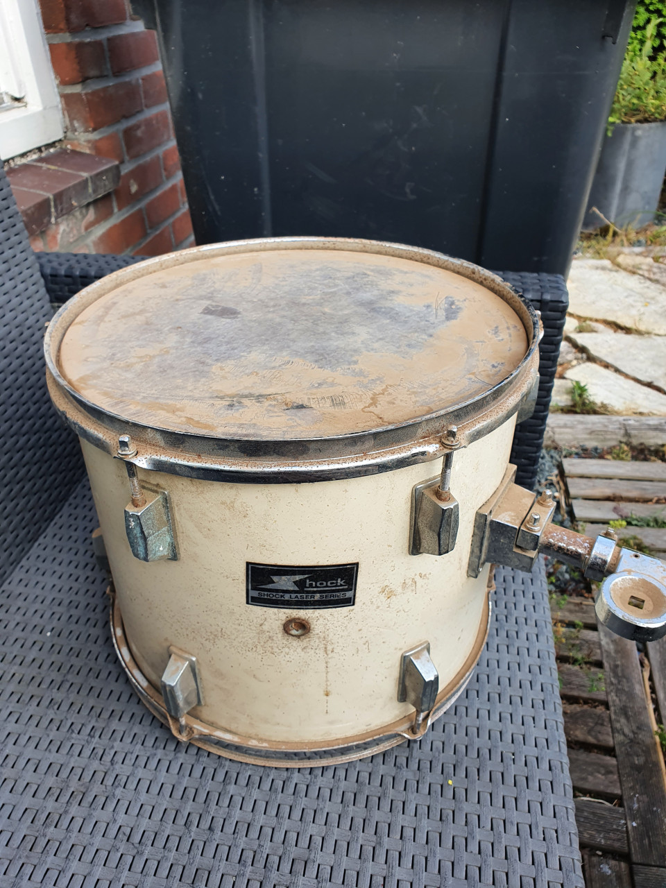 Leuke antieke jaren 60/70 drum van het merk hock/shock laser series...