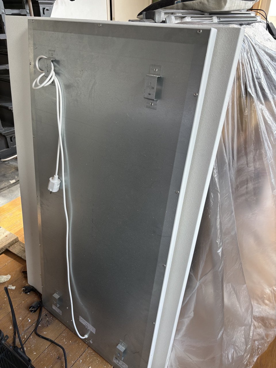 Infraroodpanelen Ecosun 850W 2x + Ecosun 600W 1x, incl thermostaat