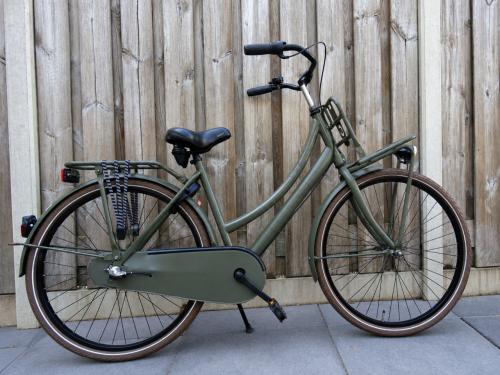 🚲 Cortina U4 Transport Meisjesfiets – 26 inch – Stone Bridge Matt