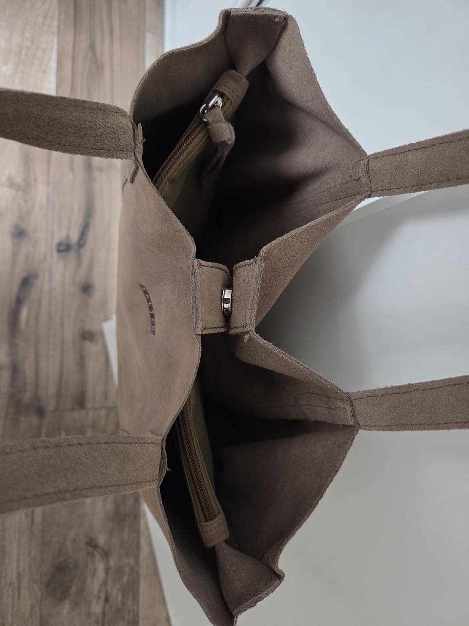 Suède shopper Salted, NIEUW
