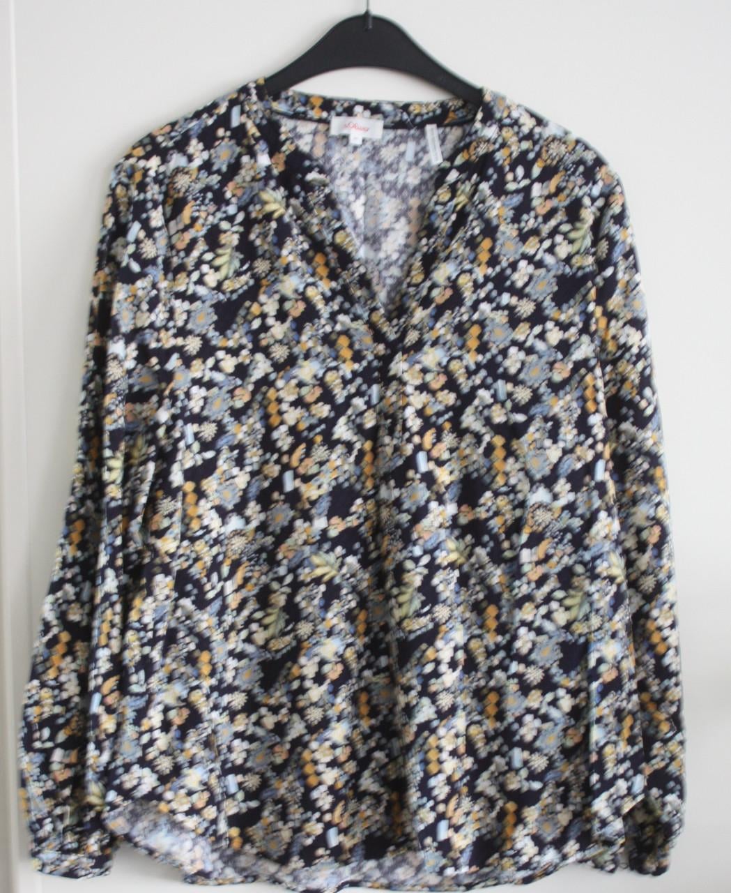 Bloemen shirt blouse  maat 40