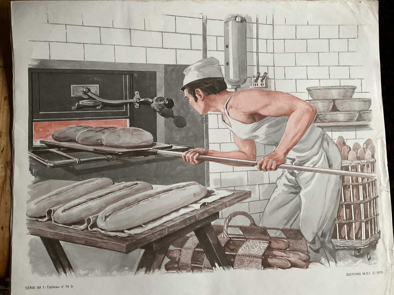 Vintage schoolplaten Frankrijk