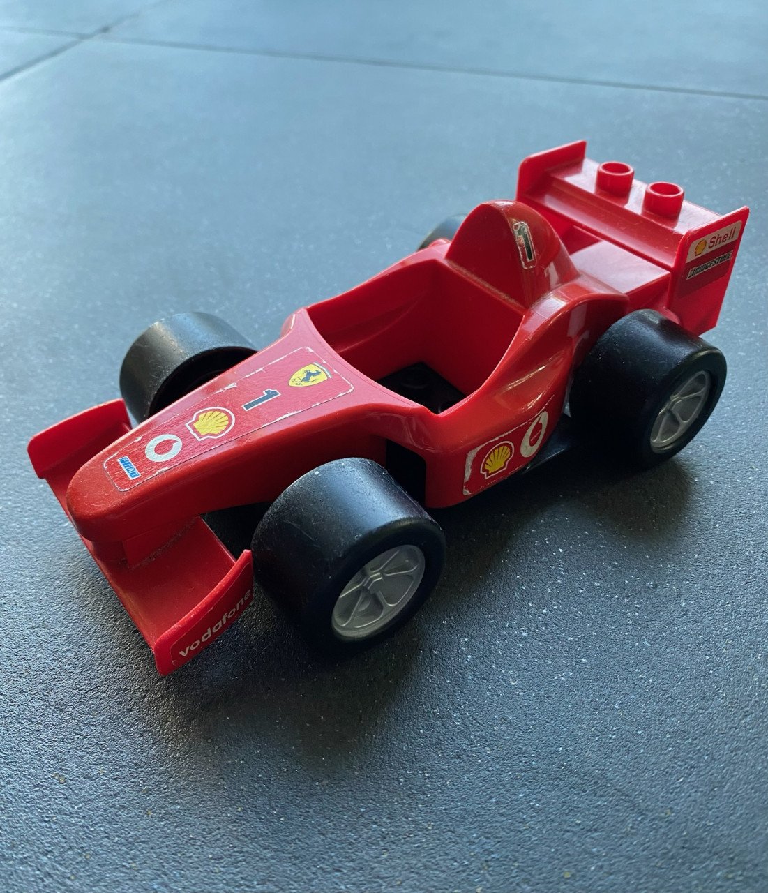 Lego Duplo F1 Ferrari raceauto (compleet) 4693