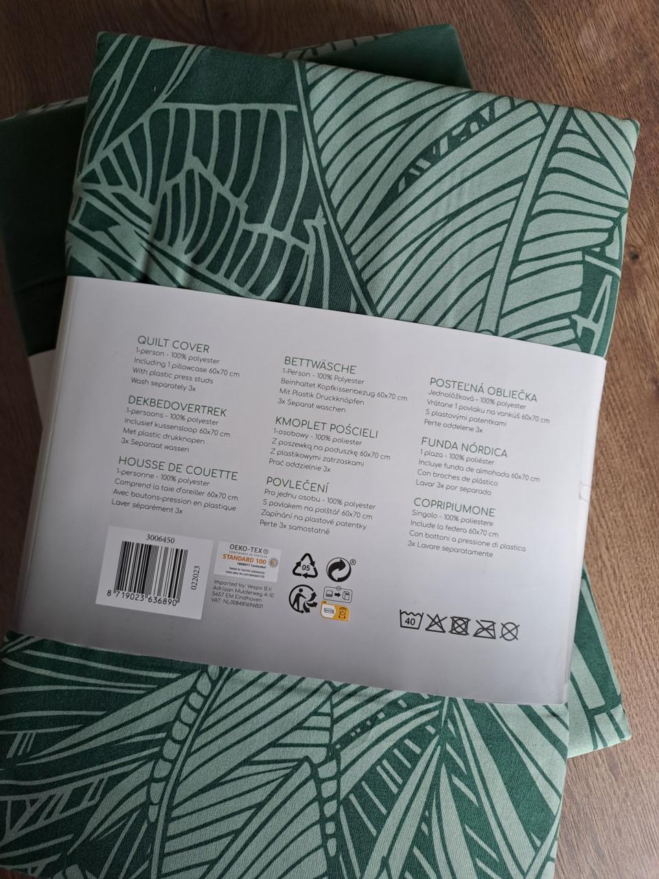 1 persoonsdekbedovertrek