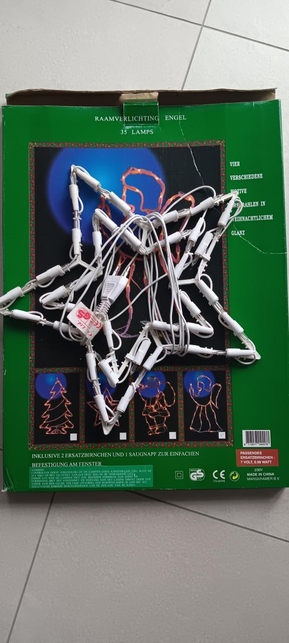 KERSTSTER met LAMPJES