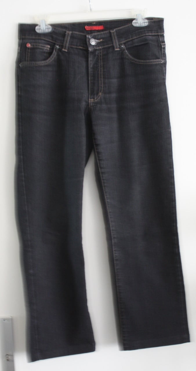 Zwarte spijkerbroek  7\8ste broek maat 38