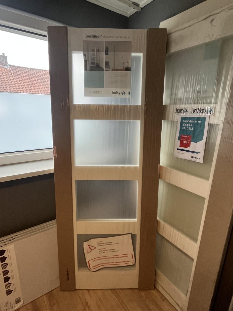1x Comfidoor ST RE Mat Glas Binnendeur 78x201,5 cm