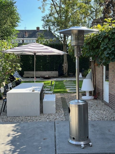 Terras verwarmer