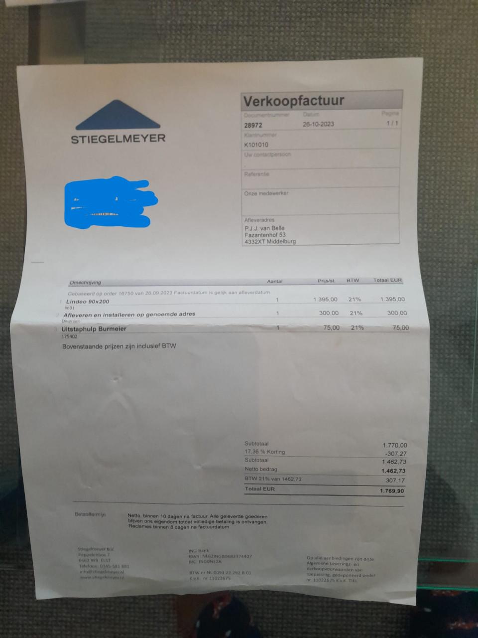 Hoog-Laag lattenbodem