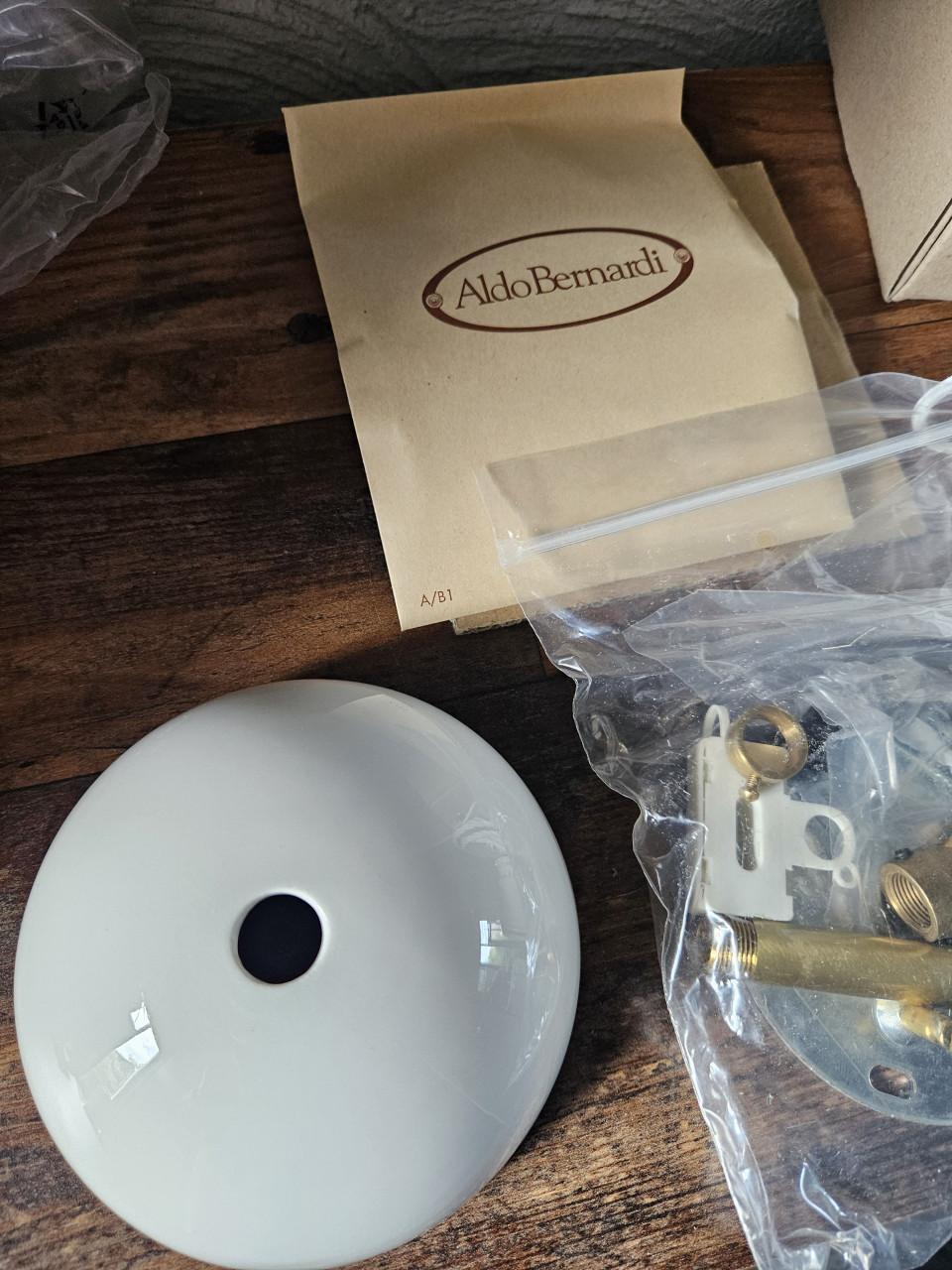 Aldo Bernardi E27 fitting met plafondkap en snoer