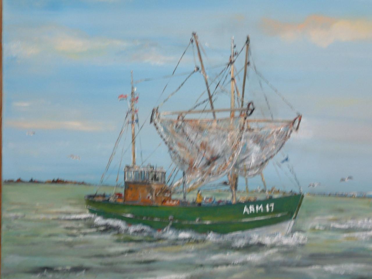 Kotter  verbouwde botter 4 gebroeders Caljouw +==   arm 17 en  27  kotter