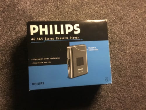 Nieuwe Philips stereo cassette player
