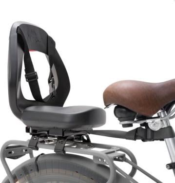 Thule Yepp fietsstoeltje met NIEUWE voetsteuntjes (nieuw € 95,00)