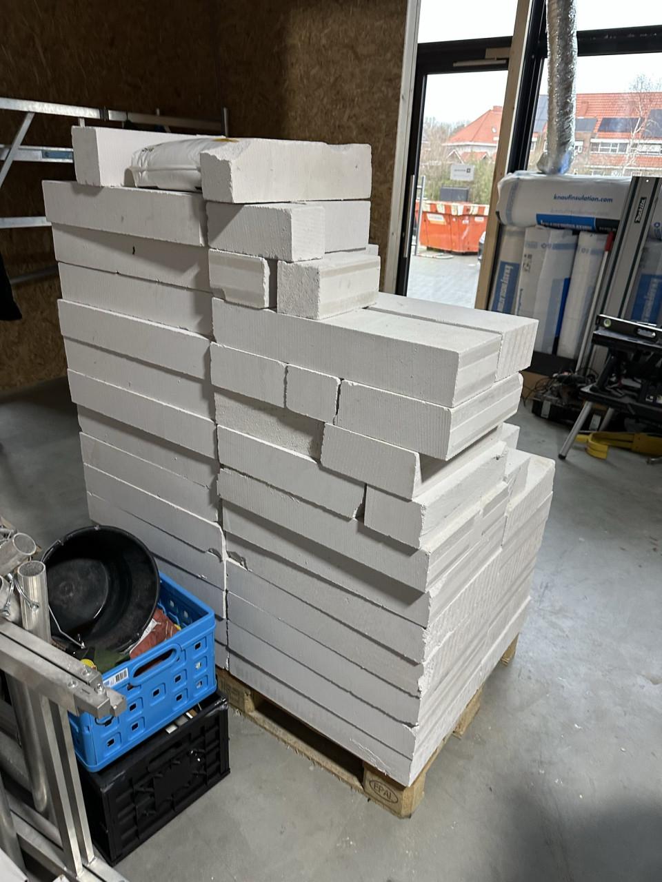 (Gereserveerd) Gratis afhalen! Cellenbeton/Ytong (600x100x400) restpartij