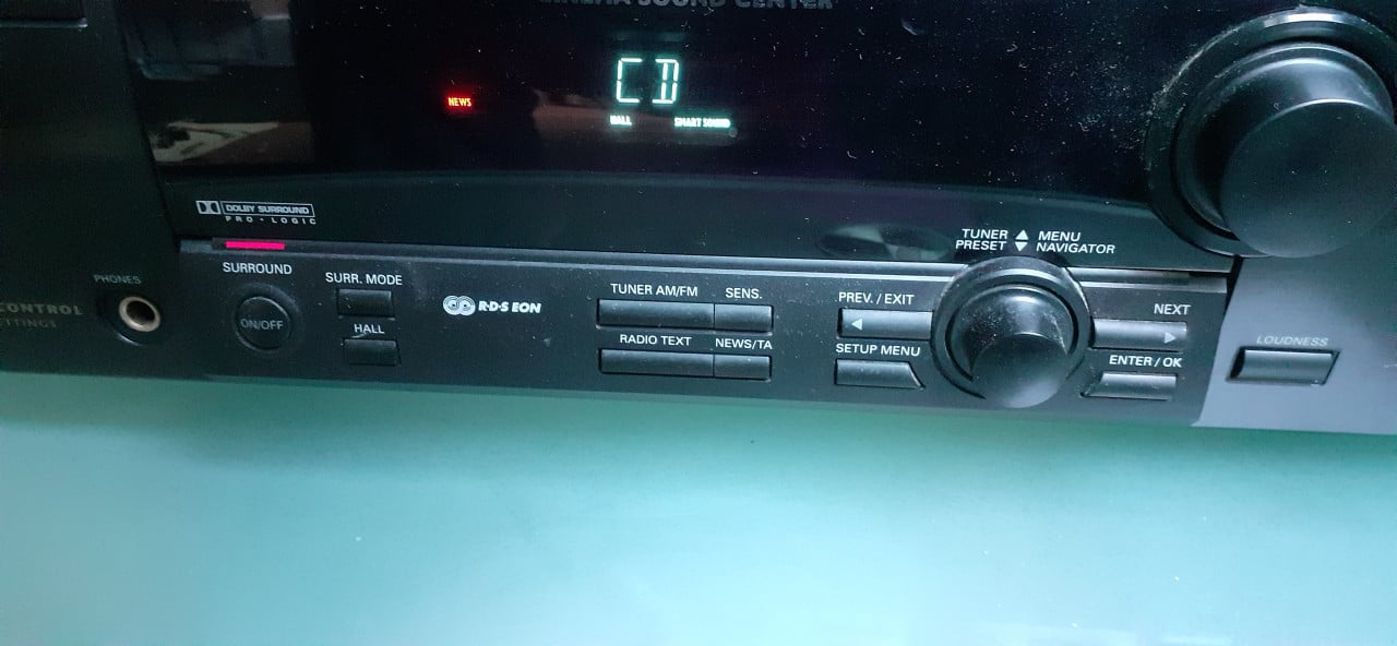 Stereo reciever philips FR 735 met boxen en afstandbediening