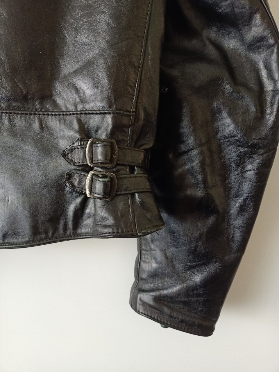 Vintage lewis leather heren motorjas