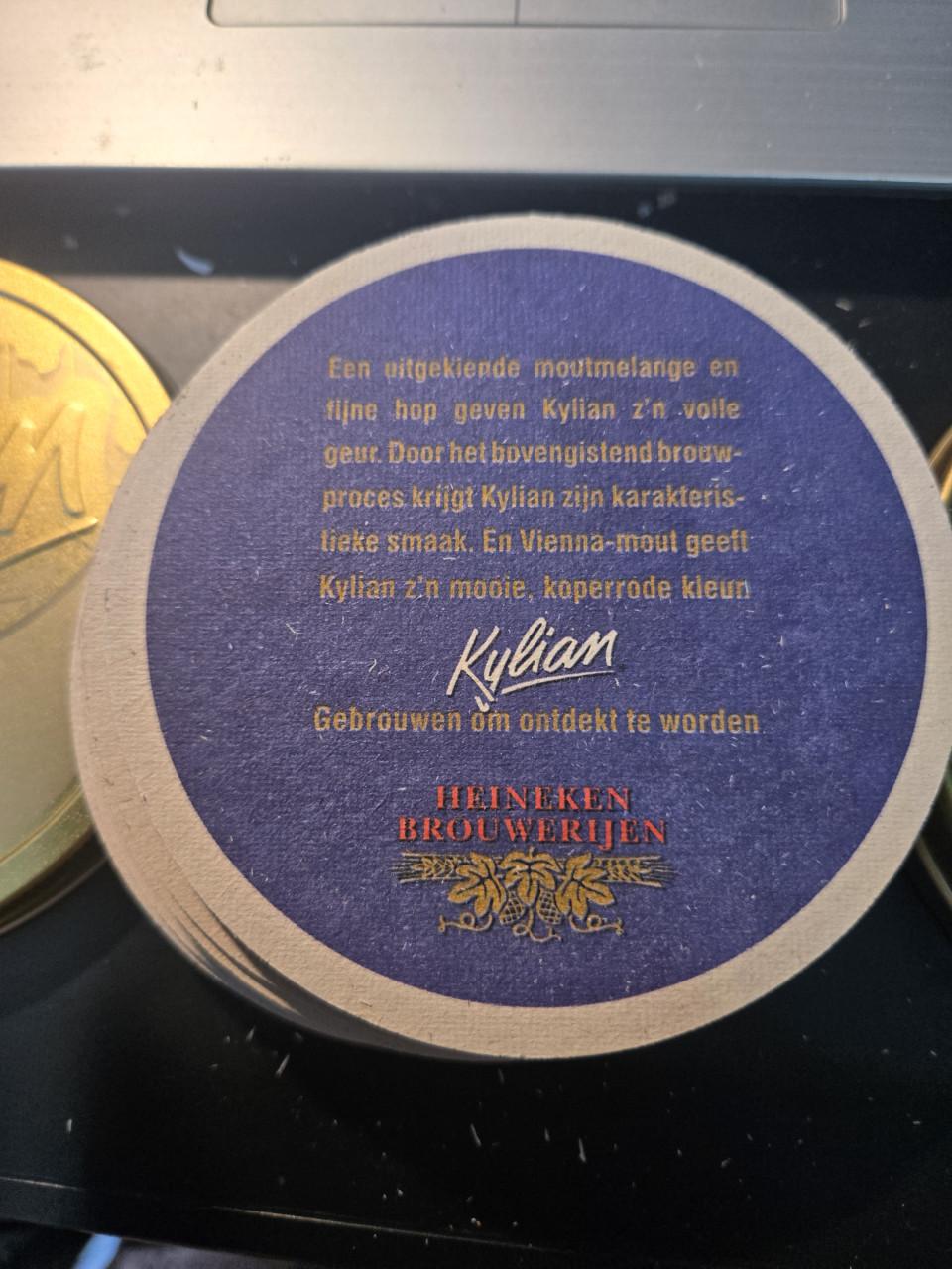 Blik Kylian Heineken Brouwerijen uit 1995