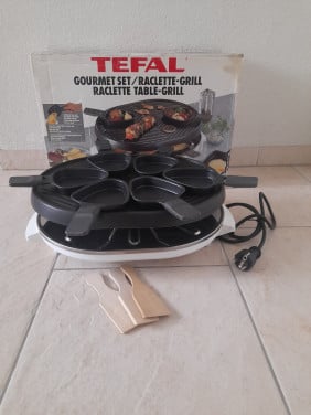 Tefal  Gourmetset / raclette grill ( z.g.a.n.) 6 personen