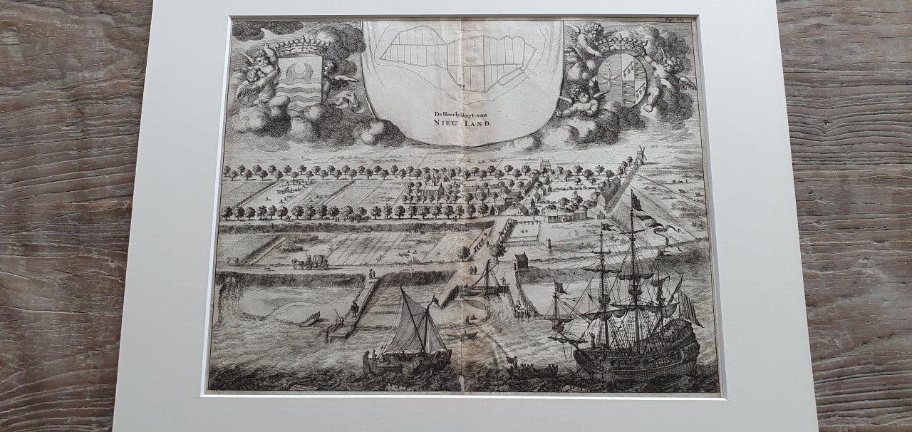 Kopergravure "Nieuwland". Zeeland