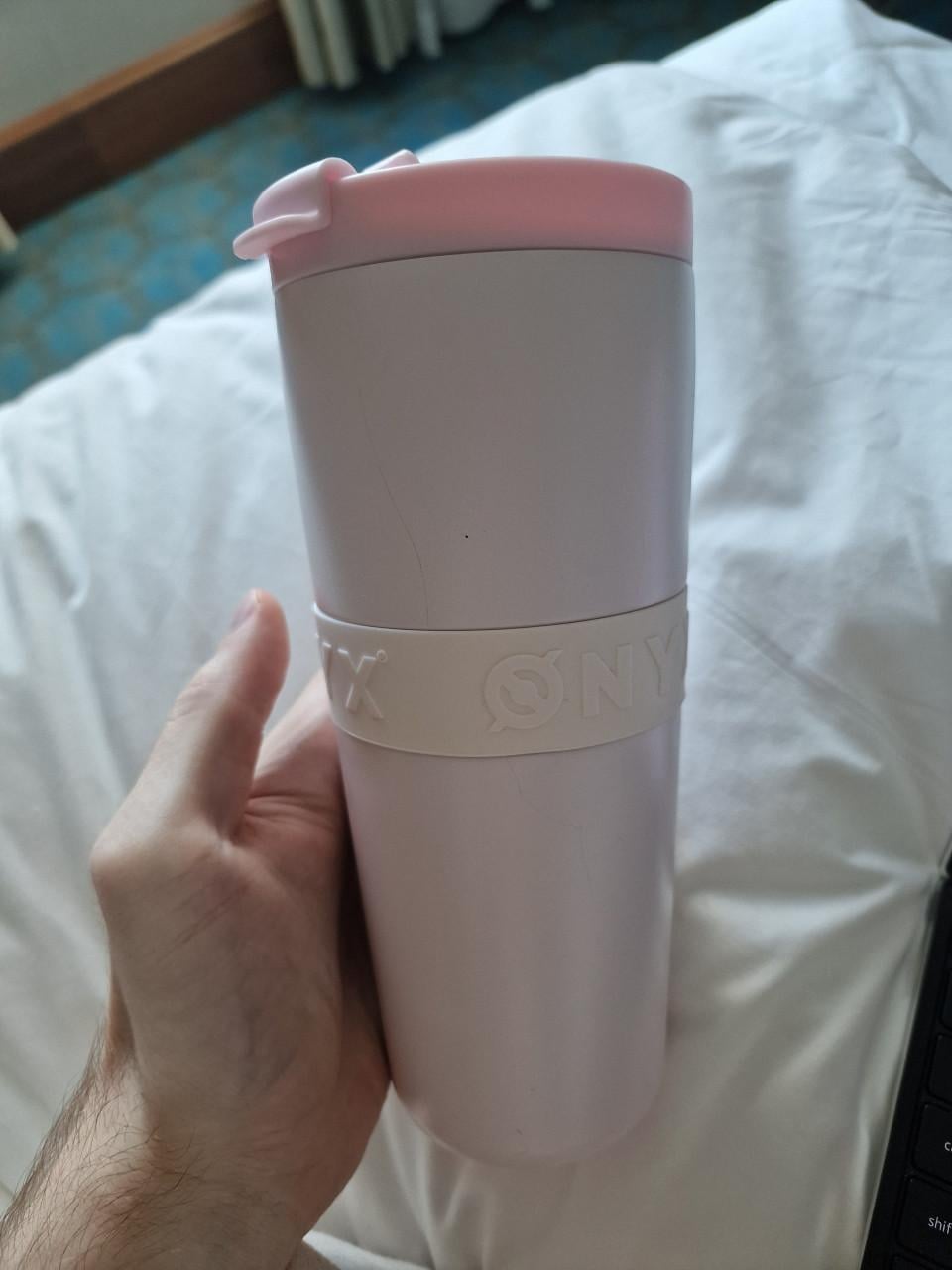 Onyx water bottle (pink)