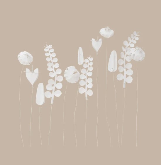 Field Flowers Large White-Jurianne Matter