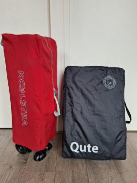 Koelstra campingbedje + matras + beddengoed