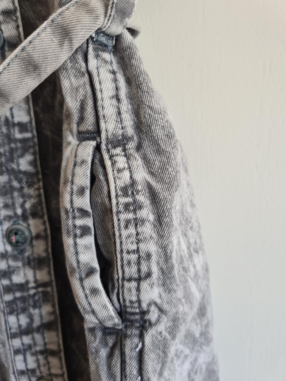 Vingino grijs spijkerstof jurkje  Maat 134-140