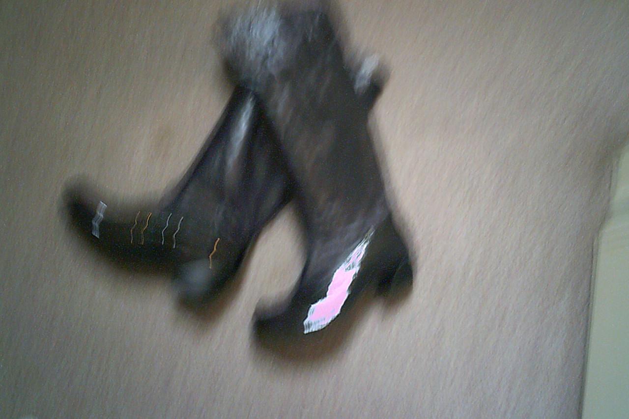 PAARSE leren instaplaarzen maat 38 / nieuw - merk Lisa Tucci