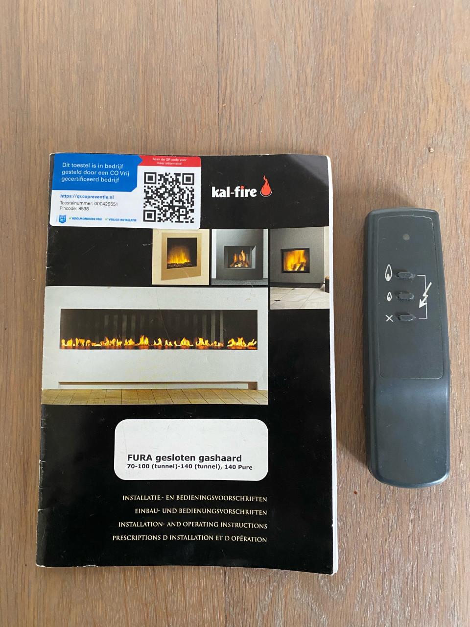 Inbouw gashaard Kalfire Fura 100