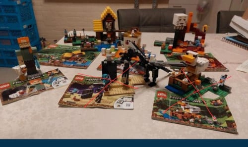Veel Lego Minecraft sets