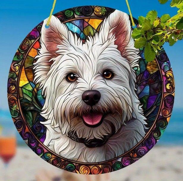 Raamhanger yorkshire terrier - westie