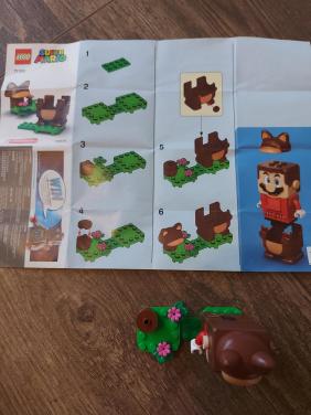 Lego power-up Pack nr. 71385 Tanooki excl. doos, excl. Mario en 1 stukje