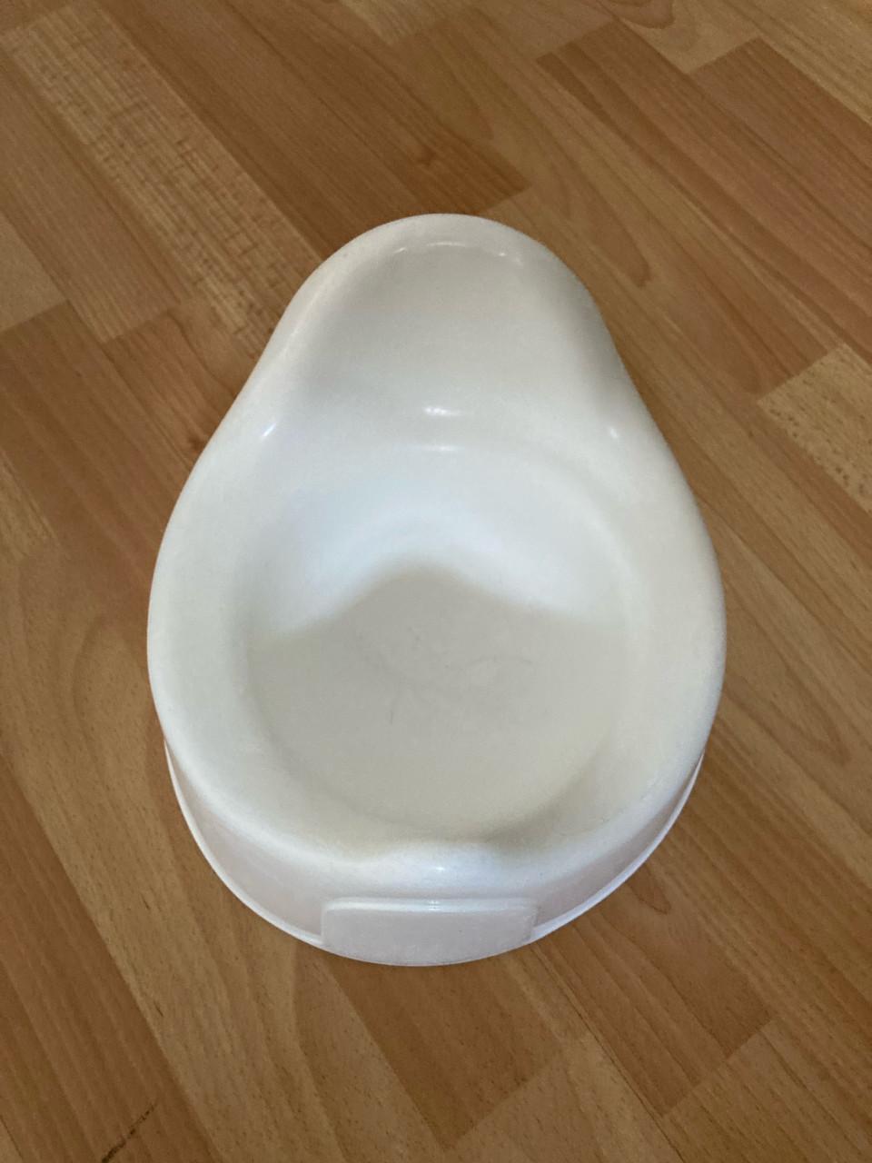 Wit potje kunststof kinderpotje