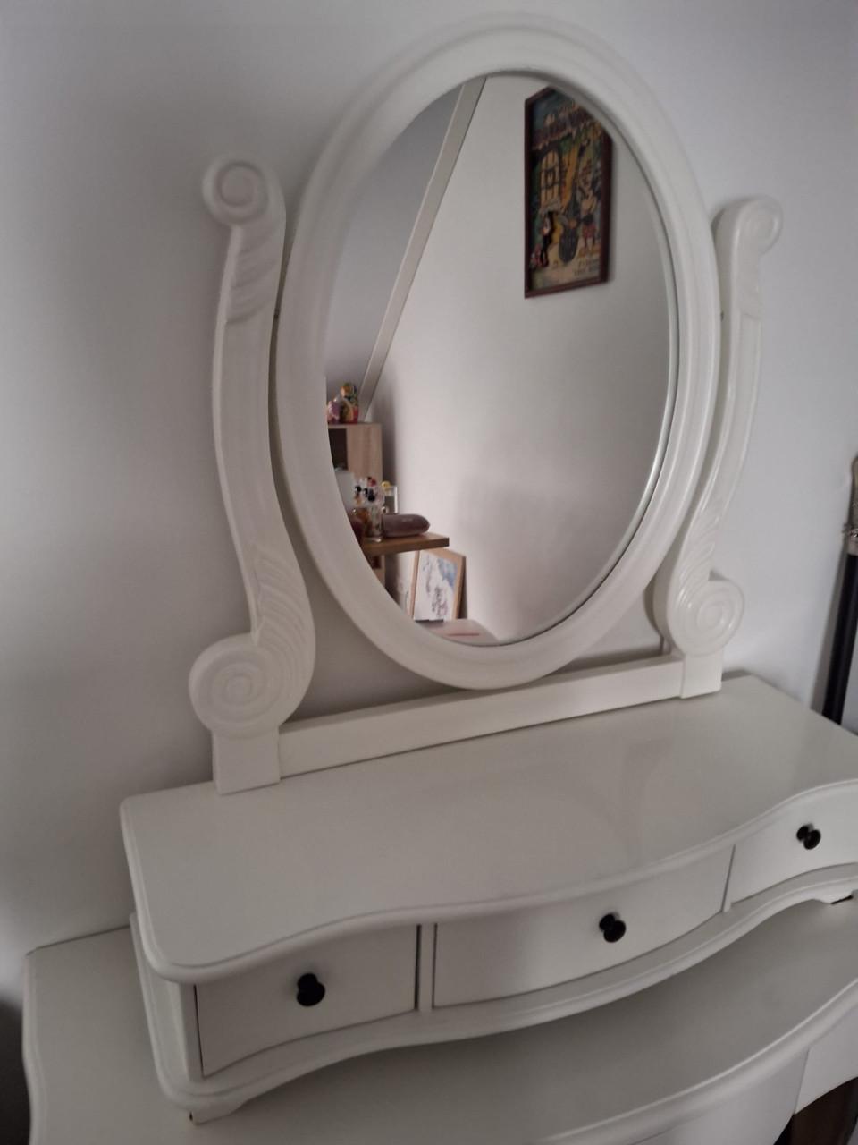 Kaptafel met spiegel