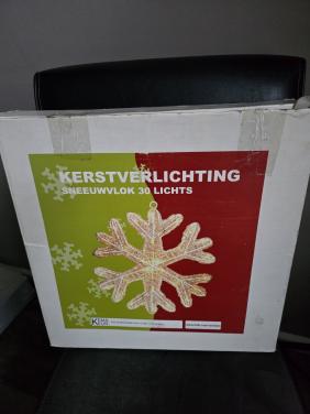 Kerstster met verlichting
