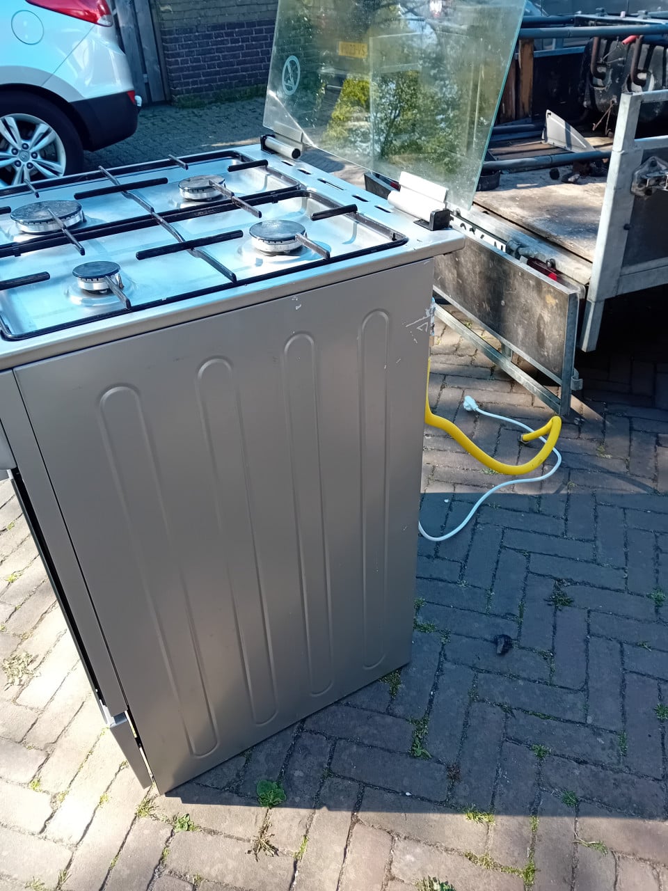 Gasfornuis met elektrische oven