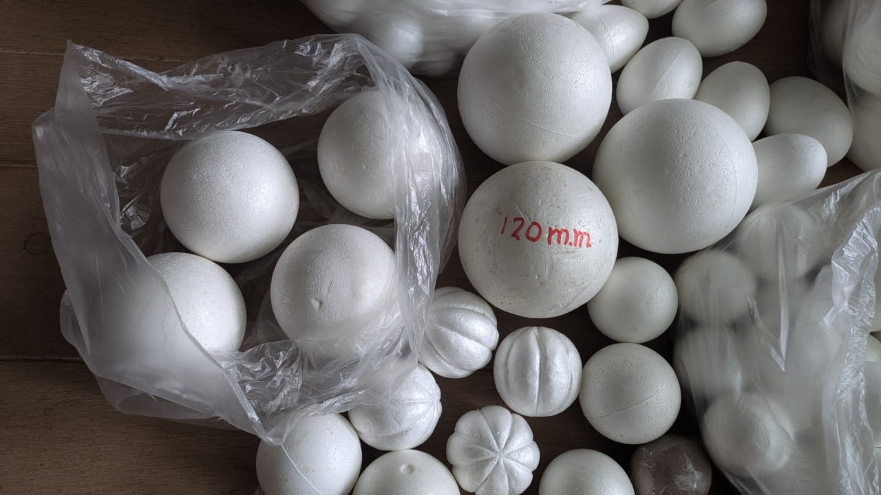 Piepschuim ballen (Styropor)