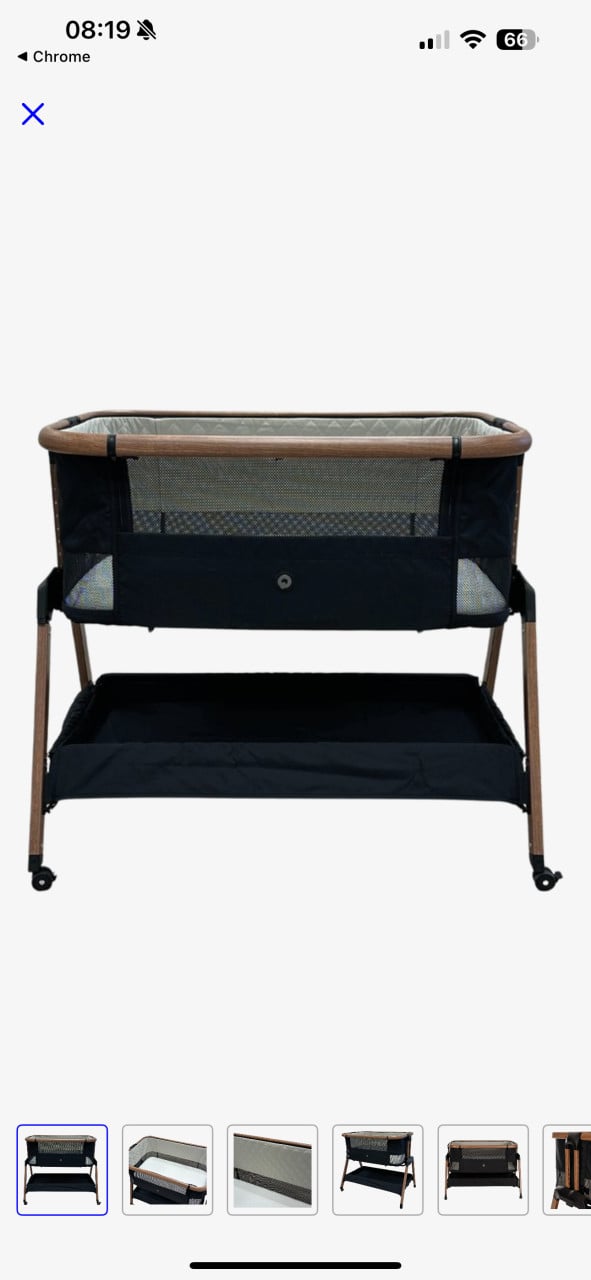 Qute Q-Breeze CO-Sleeper woody black