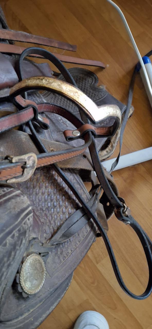 Classic Reiner western zadel met toebehoren z.g.a.n