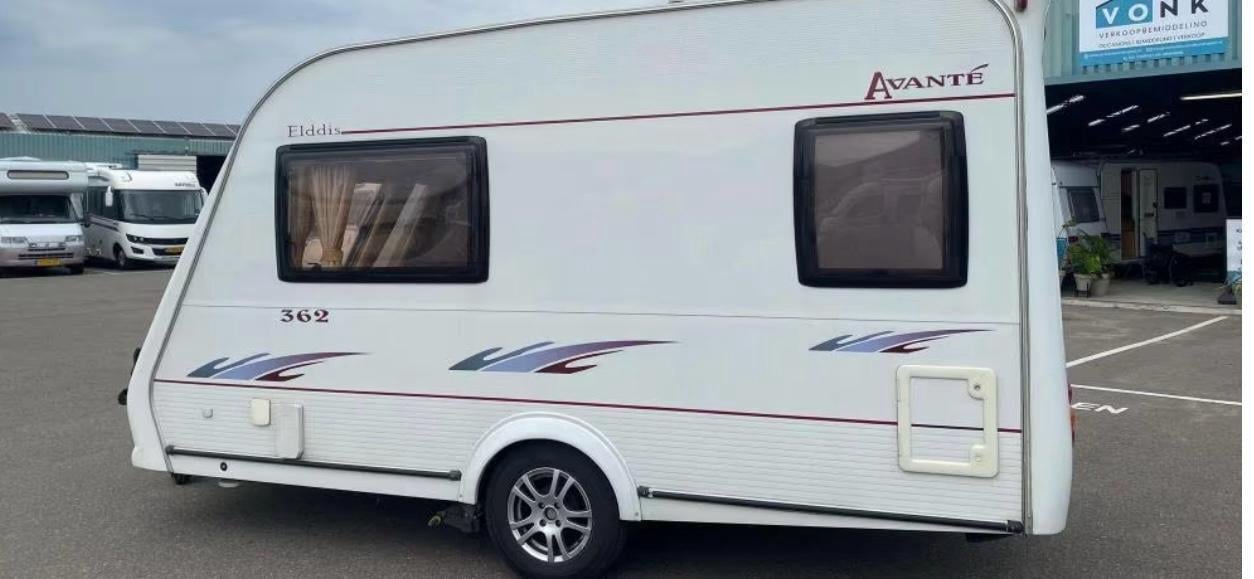 Caravan Elddis Avanté 362 lengte bedden