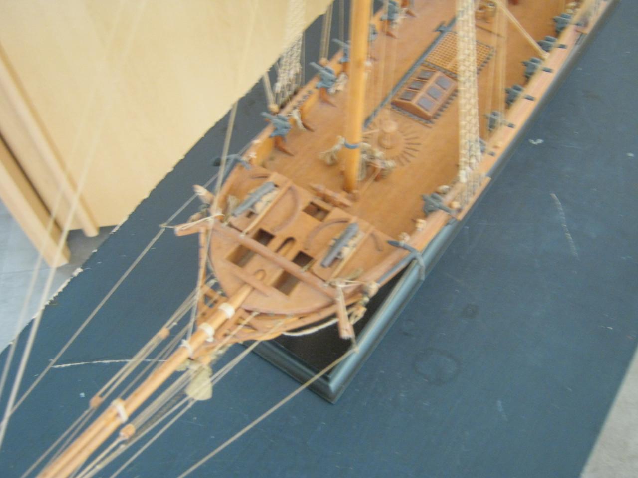 Scheepsmodel Franse brik.