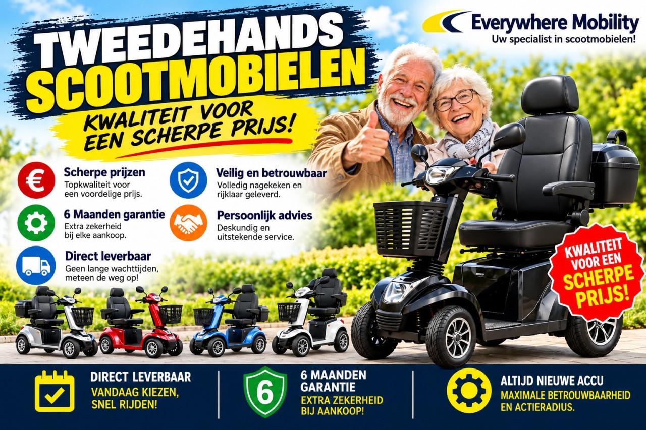🛵 Betrouwbare Scootmobiel Occasion – Klaar voor gebruik!