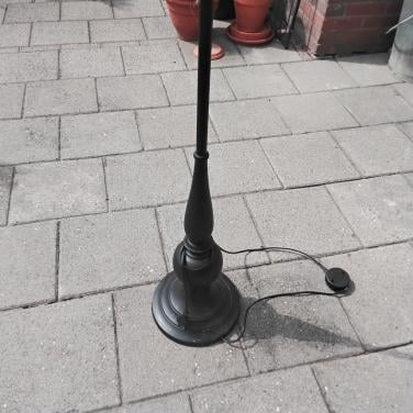 Staande lampvoet zwart