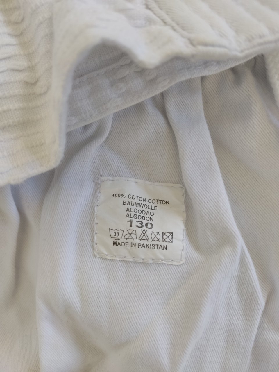 Judopak Geelhoed maat 130