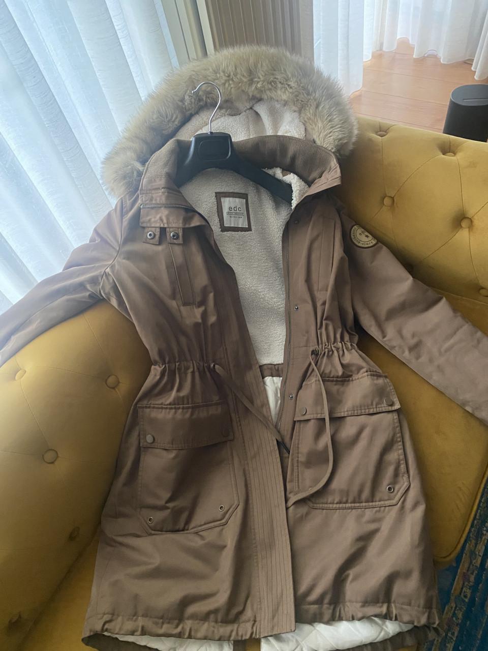 Warme parka jas 38