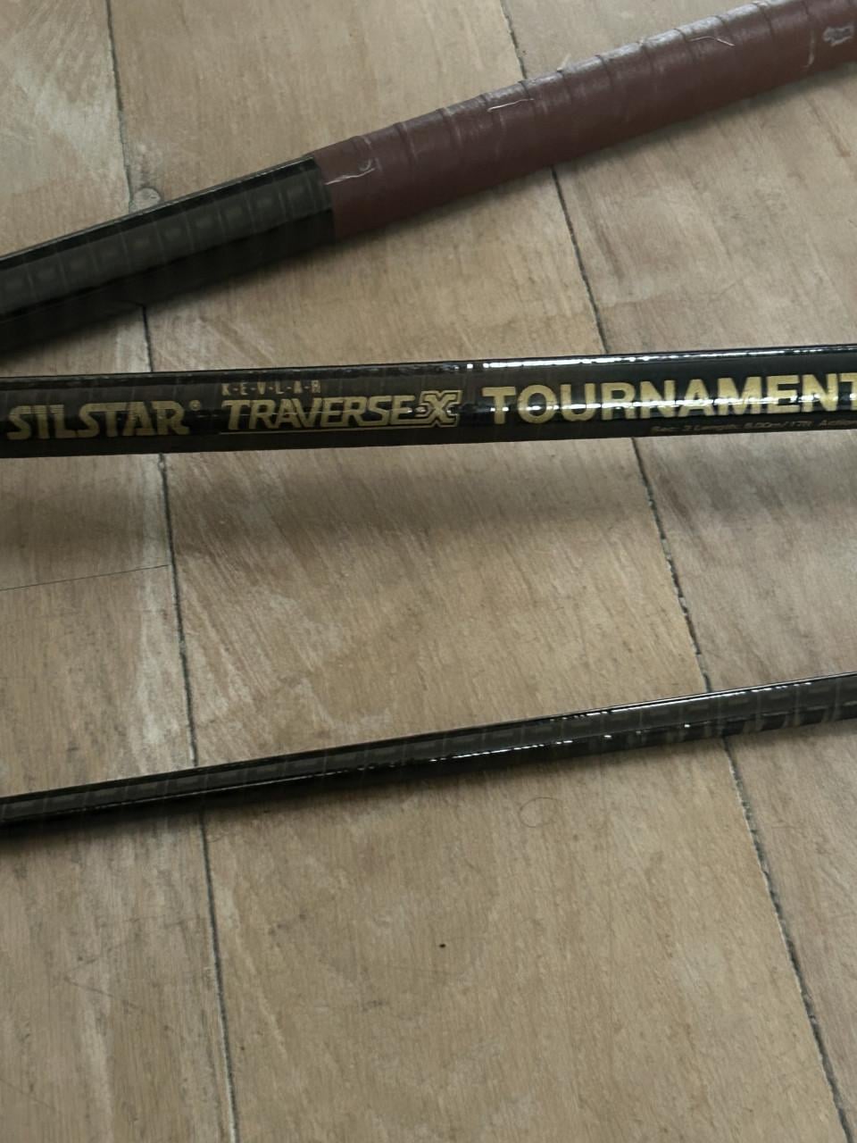 Te koop twee maal silstar traverse x5 meter zeehengel in zeer goede staat