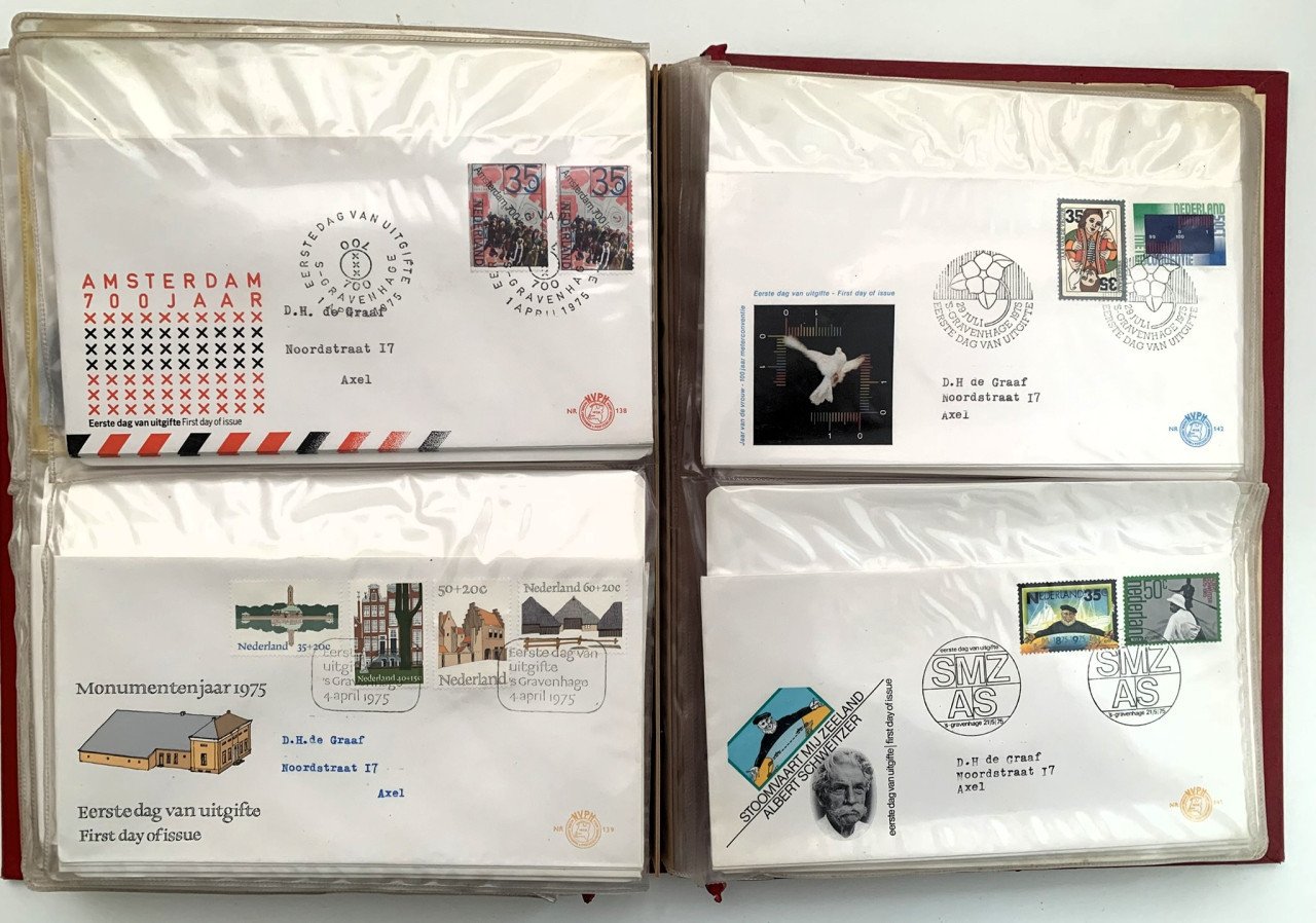 FDC Eerste dag enveloppen 1002 stuks