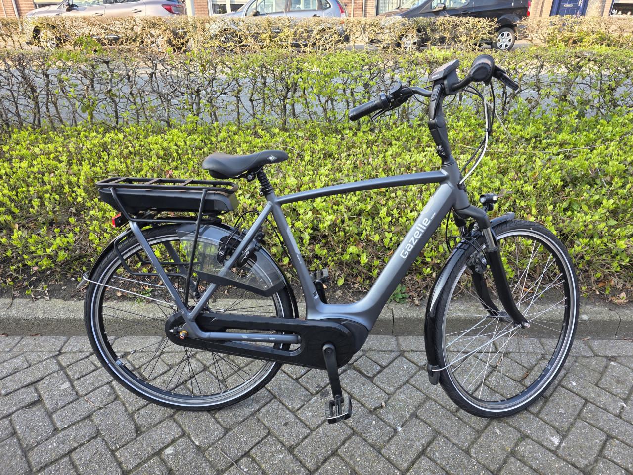 Schitterende Gazelle Luzern elektrische heren fiets met Bosch middenmotor