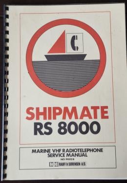 Service Manual Shipmate RS800, origineel