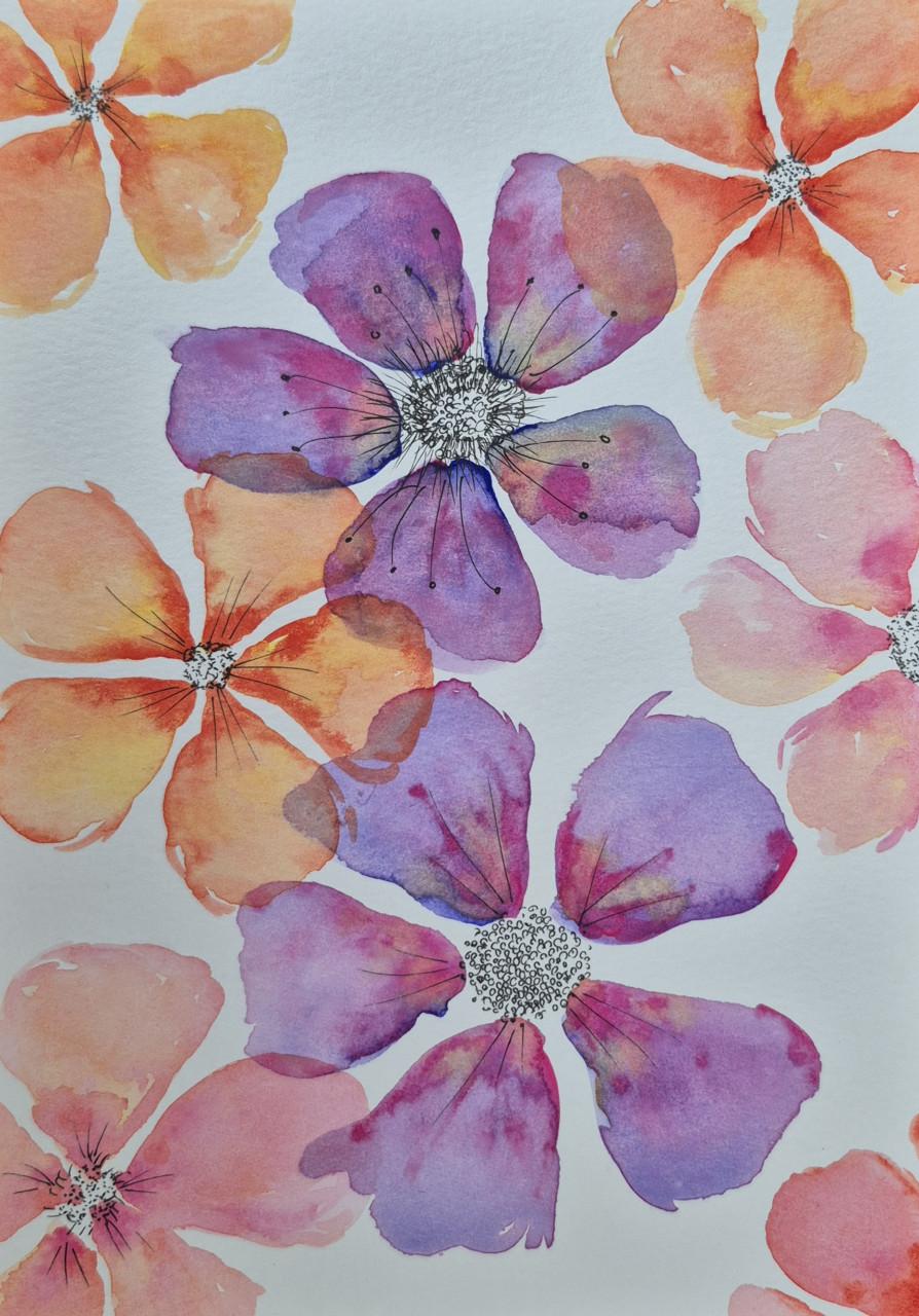Gezellig aquarellen